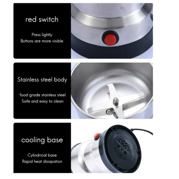 Electric Coffee Grinder For Home Nuts Beans Spices Blender